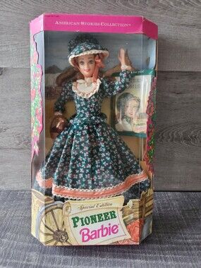 Vtg Pioneer American Stories Special Ed Redhead Barbie Doll 1994 Mattel 12680